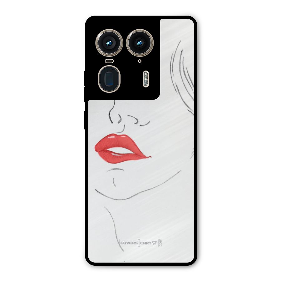 Classy Girl Metal Back Case for Motorola Edge 50 Ultra