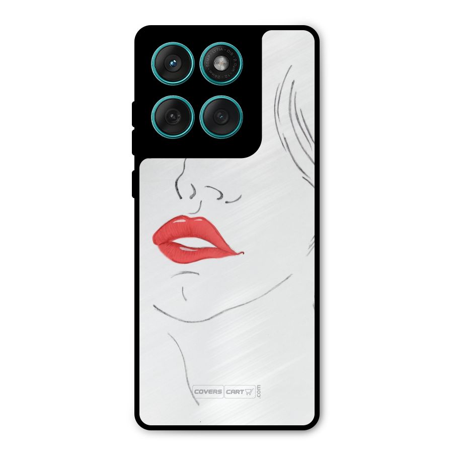 Classy Girl Metal Back Case for Motorola Edge 60