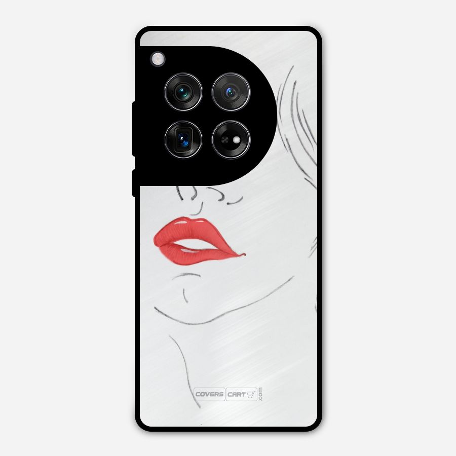 Classy Girl Metal Back Case for OnePlus 12