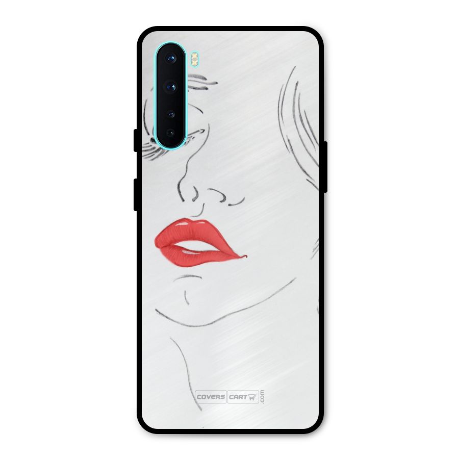Classy Girl Metal Back Case for OnePlus Nord