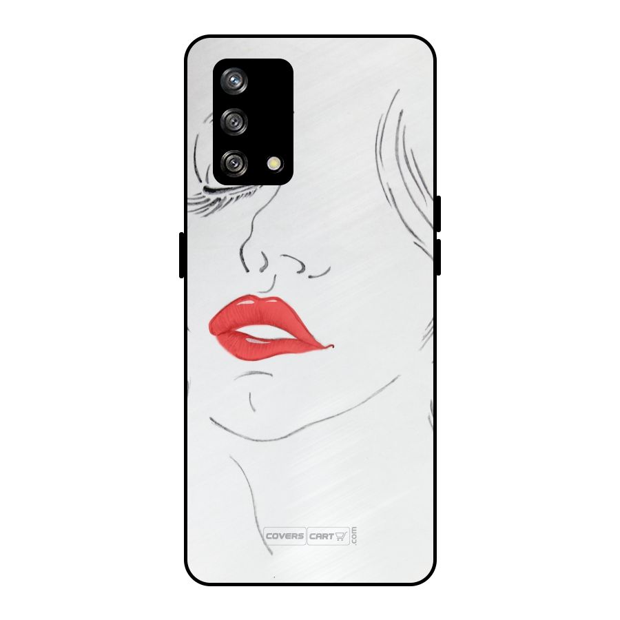 Classy Girl Metal Back Case for Oppo F19