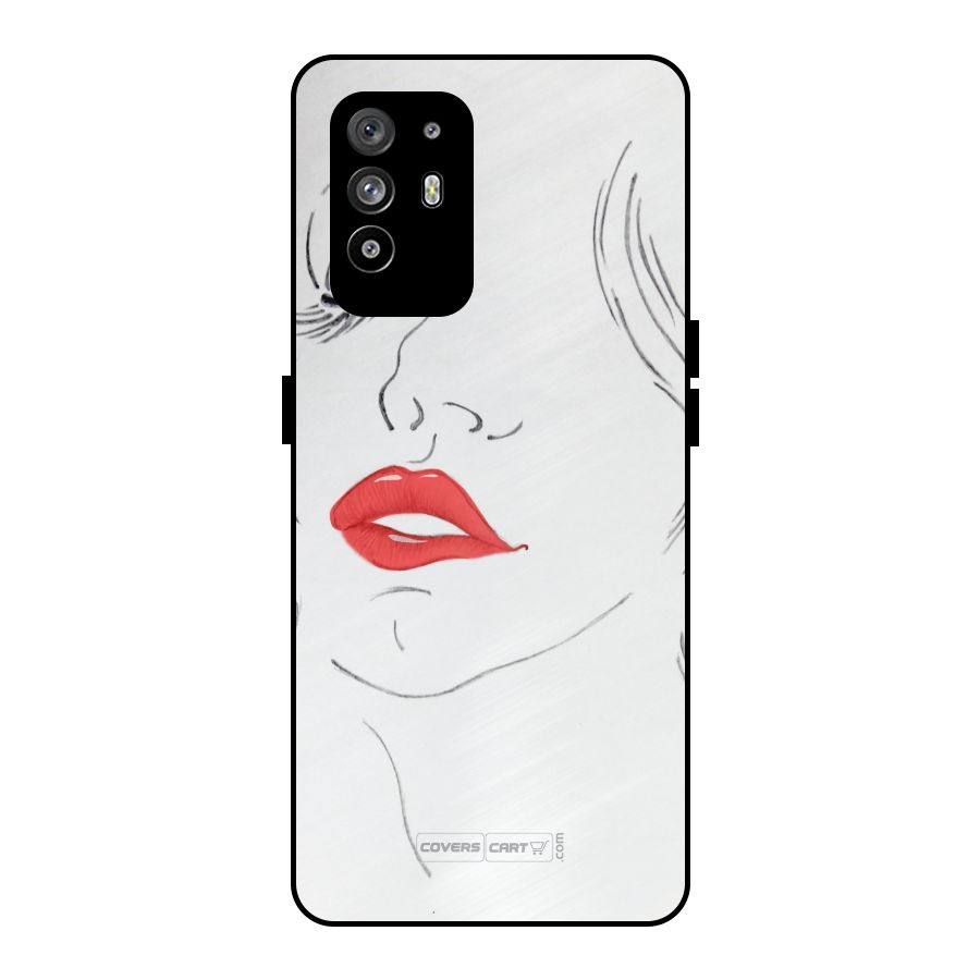 Classy Girl Metal Back Case for Oppo F19 Pro Plus 5G