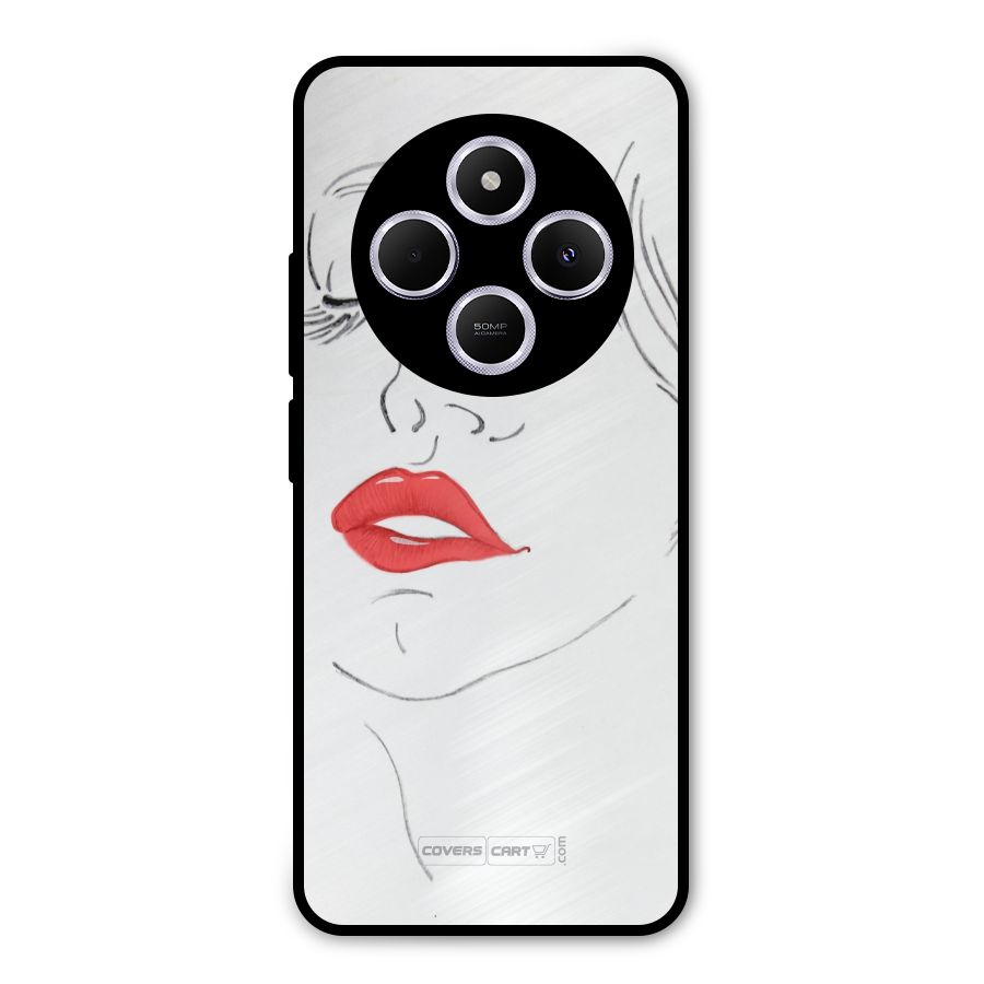Classy Girl Metal Back Case for Poco C75 5G