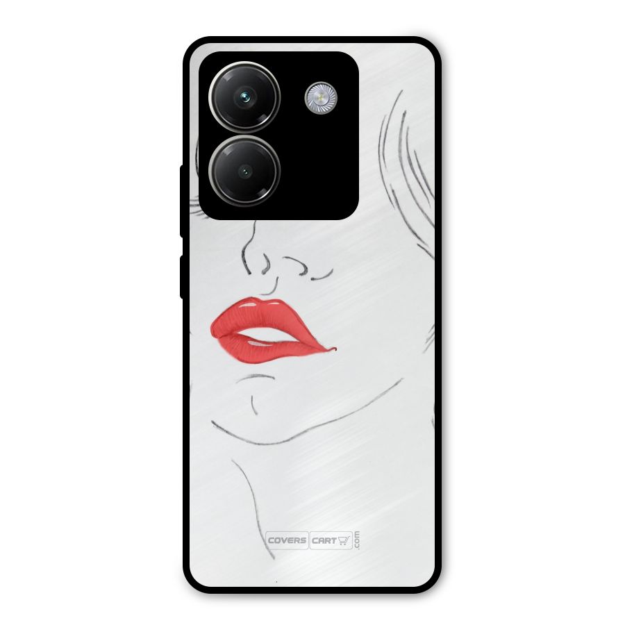 Classy Girl Metal Back Case for Poco M7 Pro 5G
