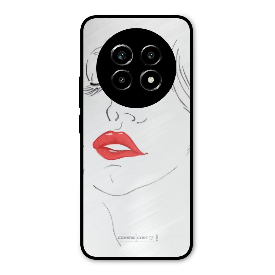 Classy Girl Metal Back Case for Realme 13 Pro