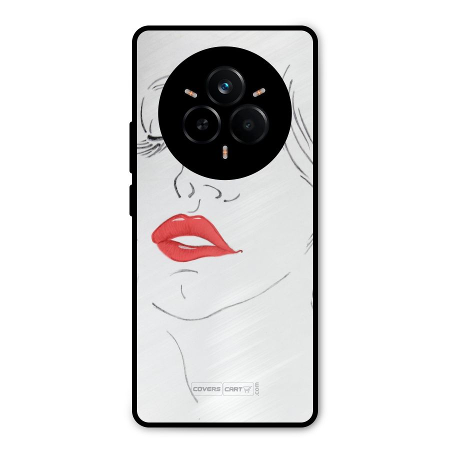 Classy Girl Metal Back Case for Realme 14 Pro