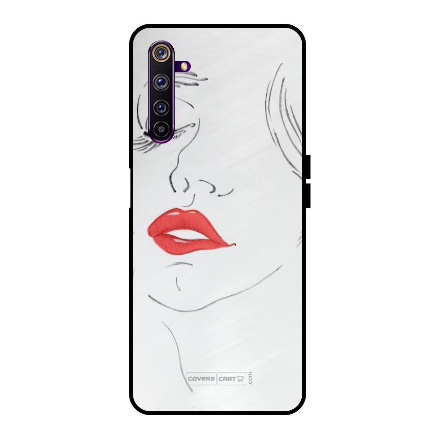 Classy Girl Metal Back Case for Realme 6 Pro