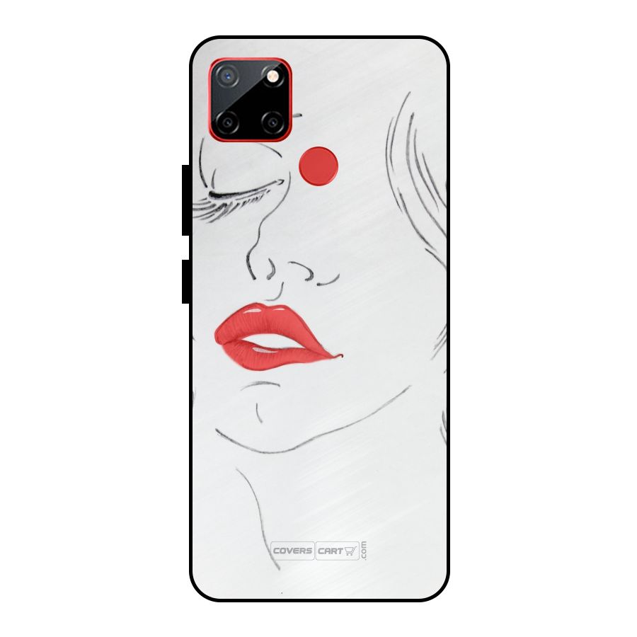 Classy Girl Metal Back Case for Realme C12