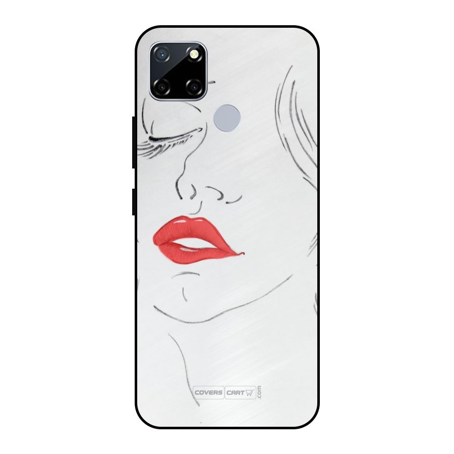 Classy Girl Metal Back Case for Realme Narzo 20