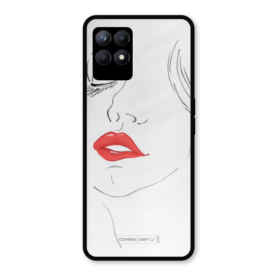 Classy Girl Metal Back Case for Realme Narzo 50