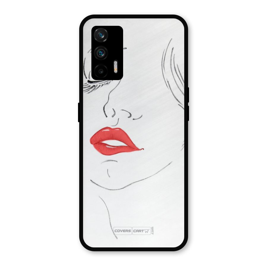 Classy Girl Metal Back Case for Realme X7 Max