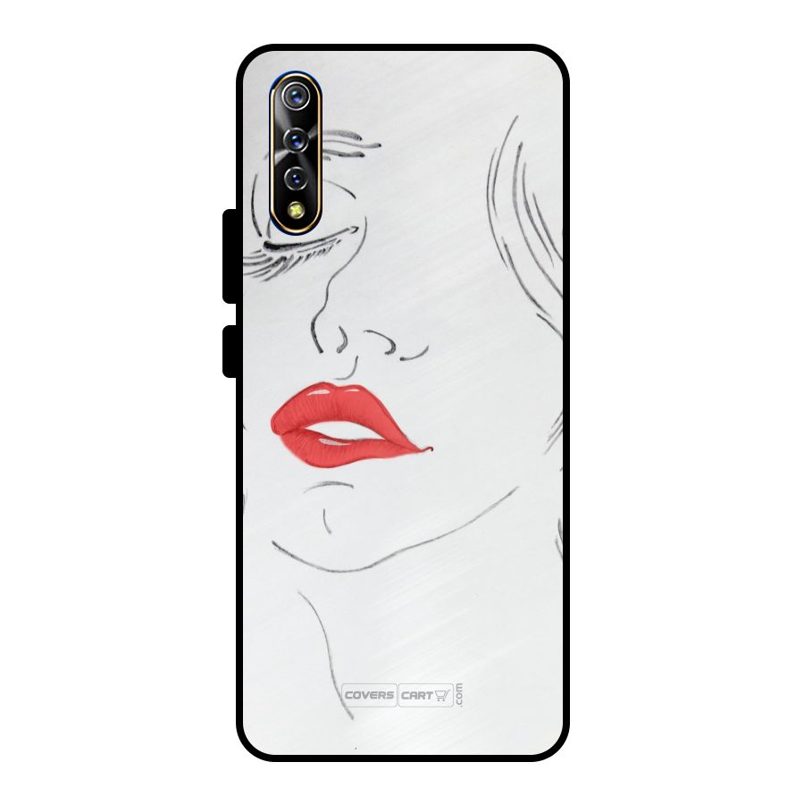 Classy Girl Metal Back Case for Vivo S1