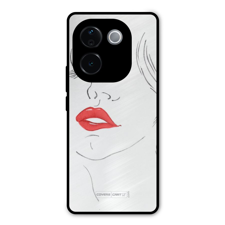 Classy Girl Metal Back Case for Vivo T3 Pro