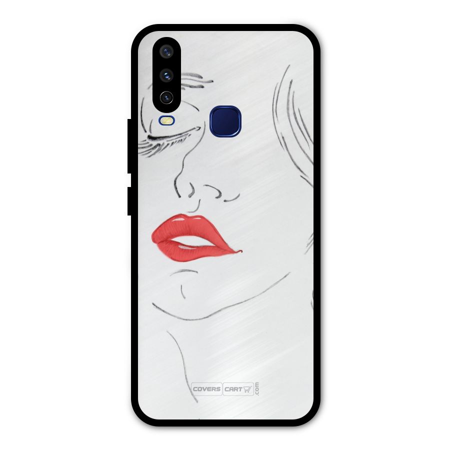 Classy Girl Metal Back Case for Vivo V17