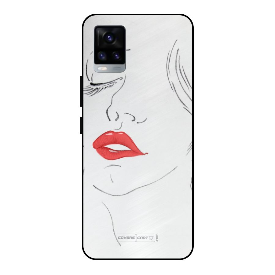 Classy Girl Metal Back Case for Vivo V20 2021