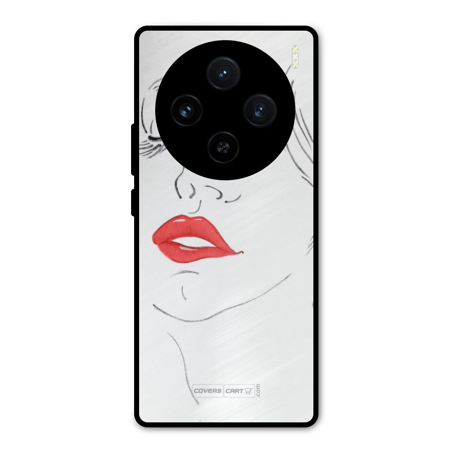 Classy Girl Metal Back Case for Vivo X100