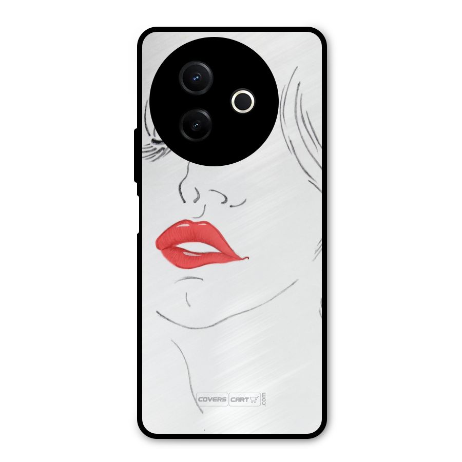 Classy Girl Metal Back Case for Vivo Y39