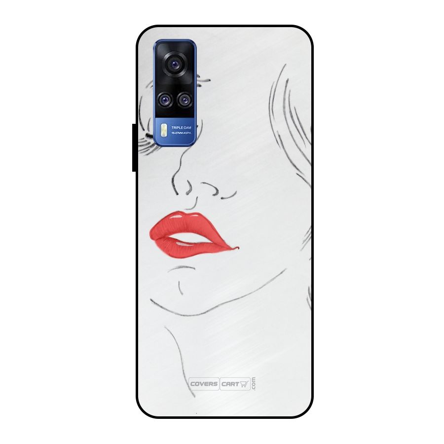 Classy Girl Metal Back Case for Vivo Y51