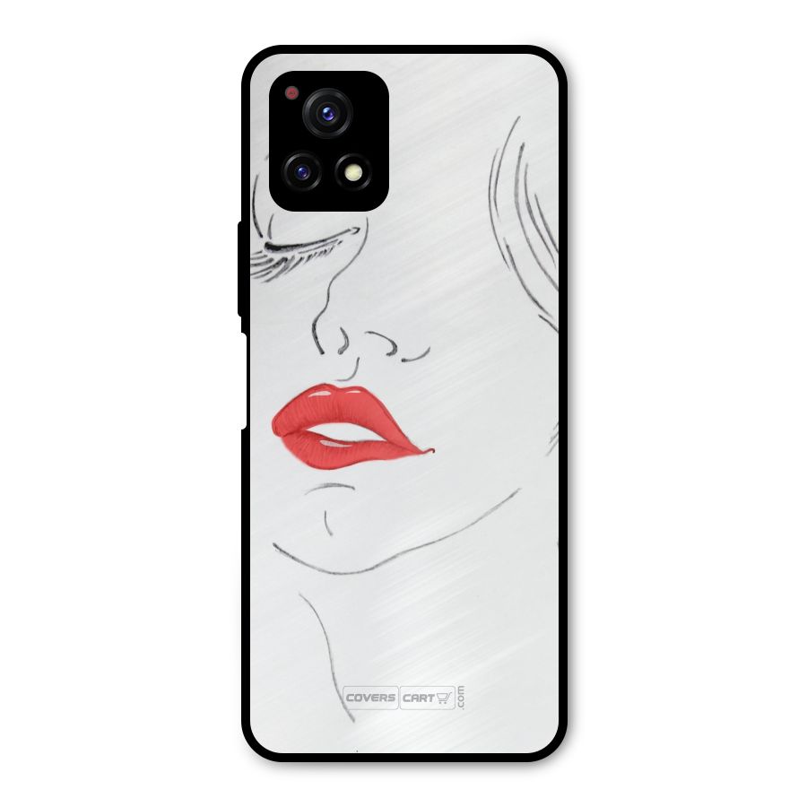 Classy Girl Metal Back Case for Vivo Y72 5G