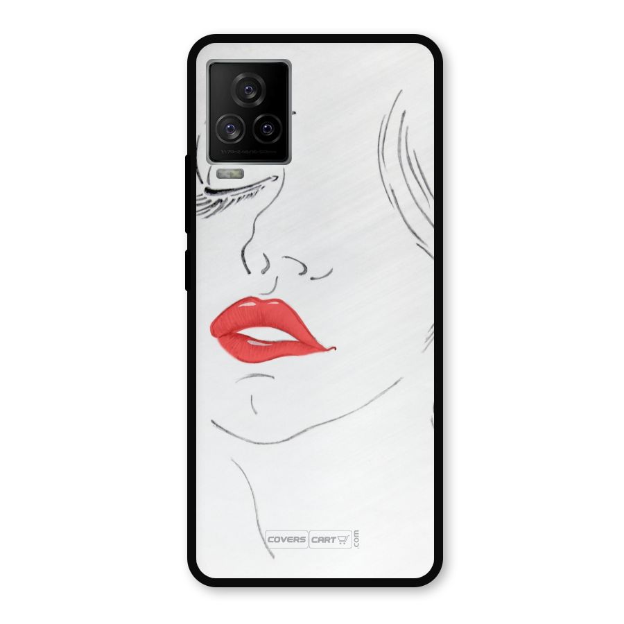 Classy Girl Metal Back Case for iQOO 7 Legend 5G