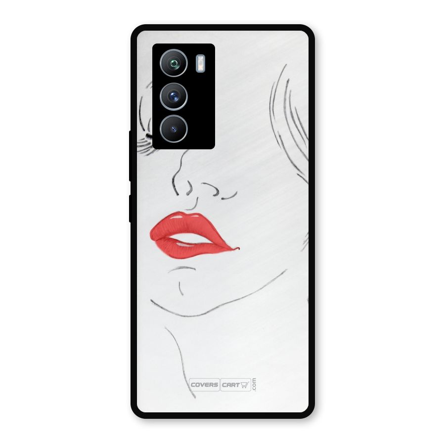 Classy Girl Metal Back Case for iQOO 9 SE