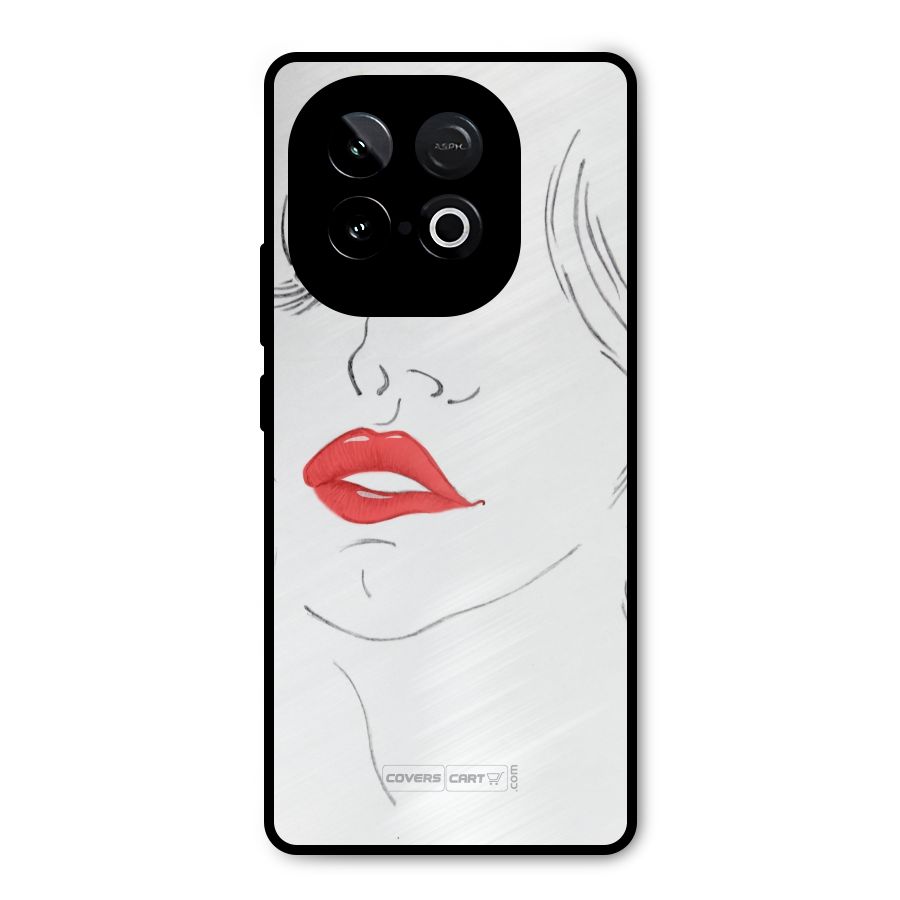 Classy Girl Metal Back Case for iQOO Neo 10