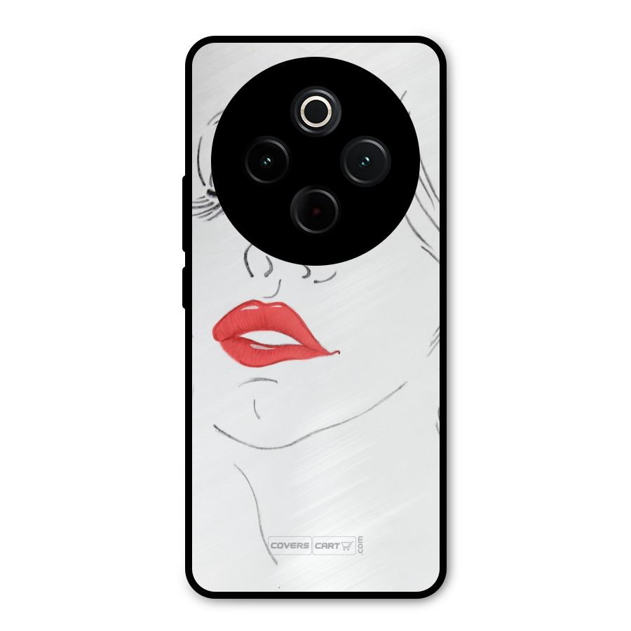 Classy Girl Metal Back Case for iQOO Z10