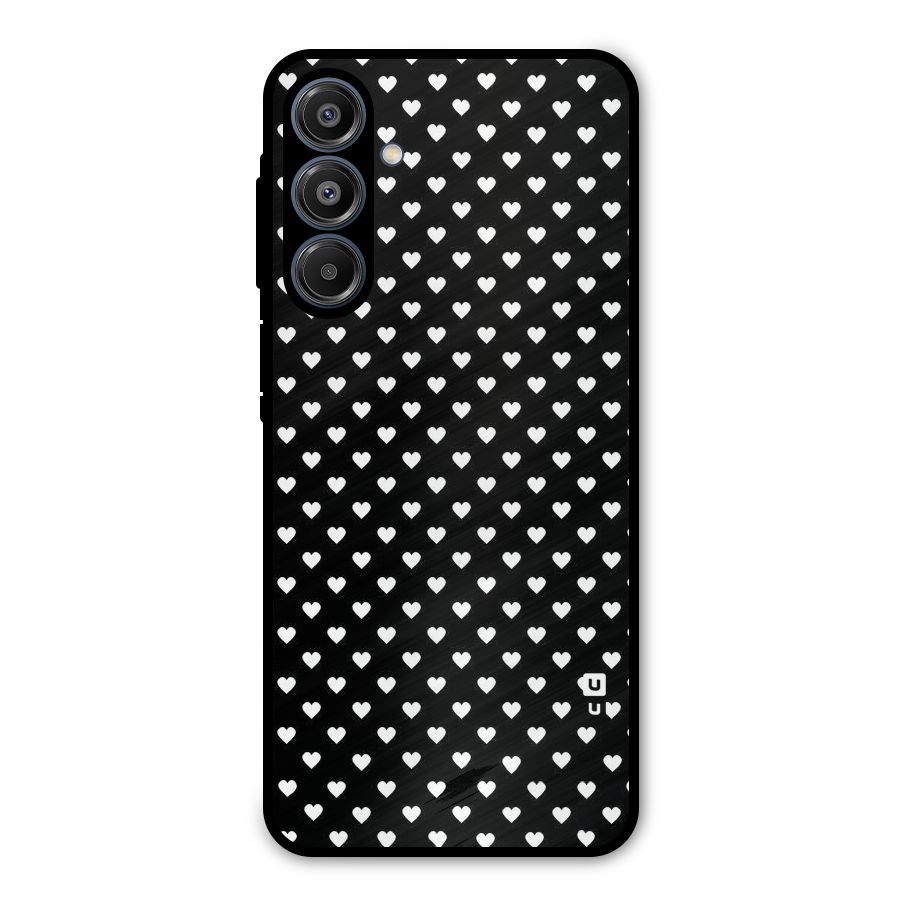 Classy Hearty Polka Metal Back Case for Galaxy A16 5G