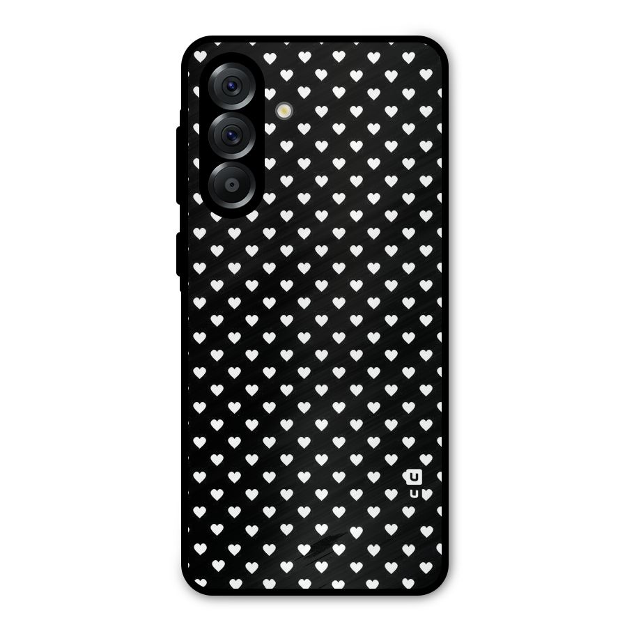 Classy Hearty Polka Metal Back Case for Galaxy A56