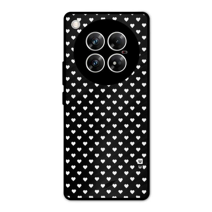 Classy Hearty Polka Metal Back Case for Infinix Zero 40 5G