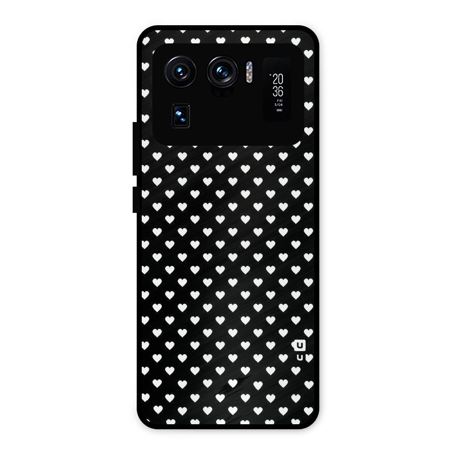 Classy Hearty Polka Metal Back Case for Mi 11 Ultra