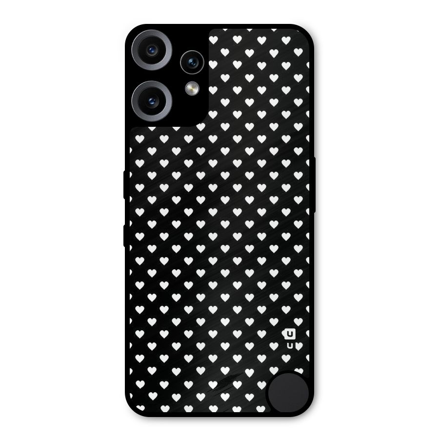 Classy Hearty Polka Metal Back Case for Nothing CMF Phone 2 Pro