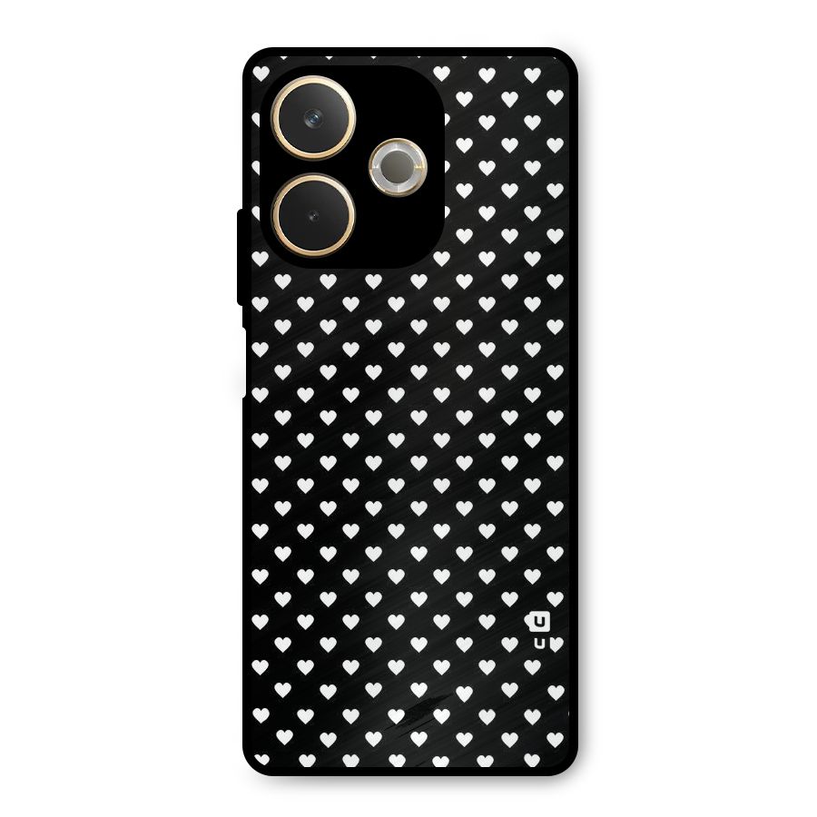 Classy Hearty Polka Metal Back Case for Oppo A5 Pro