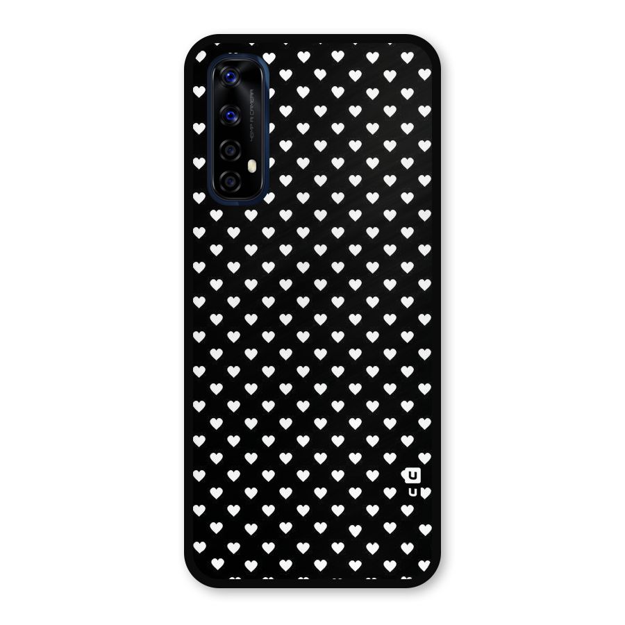 Classy Hearty Polka Metal Back Case for Realme Narzo 20 Pro