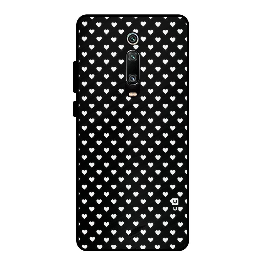 Classy Hearty Polka Metal Back Case for Redmi K20 Pro