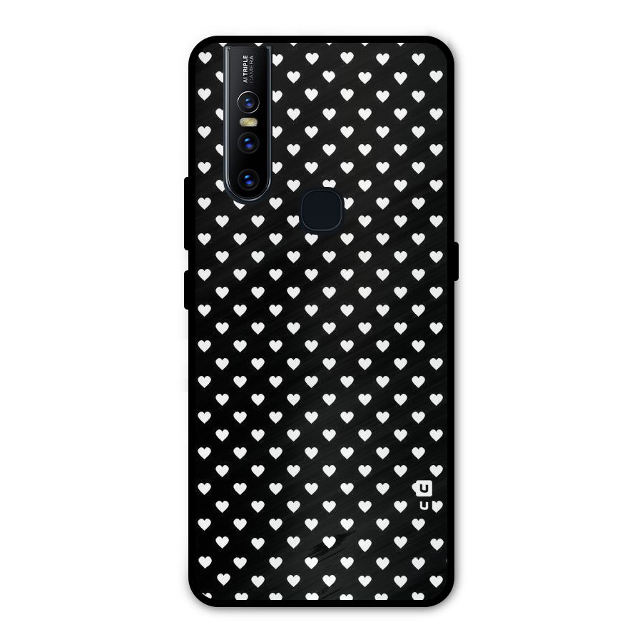 Classy Hearty Polka Metal Back Case for Vivo V15
