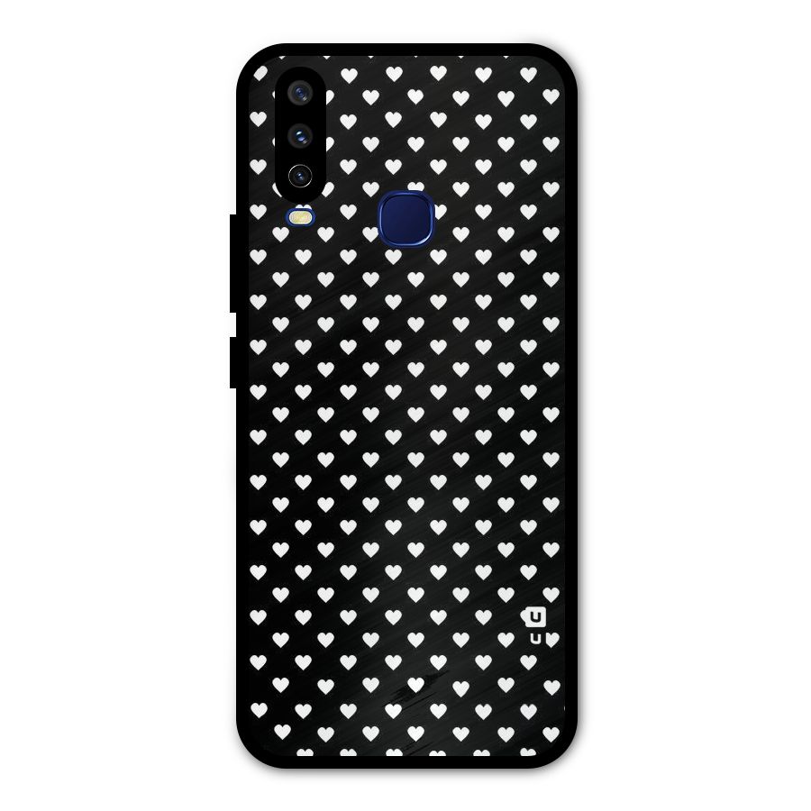 Classy Hearty Polka Metal Back Case for Vivo V17