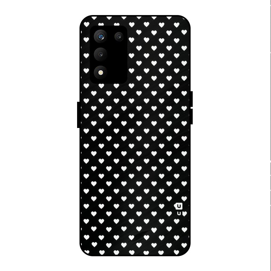 Classy Hearty Polka Metal Back Case for realme 9 5G SE
