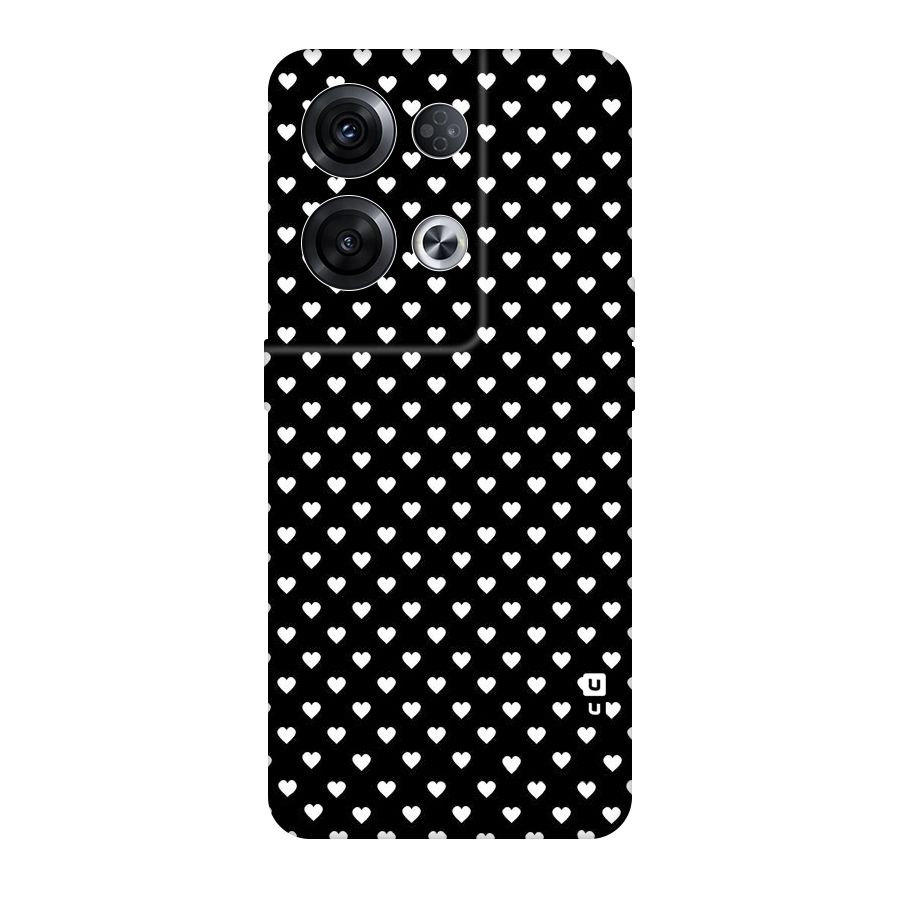 Classy Hearty Polka Original Polycarbonate Back Case for Oppo Reno8 Pro 5G