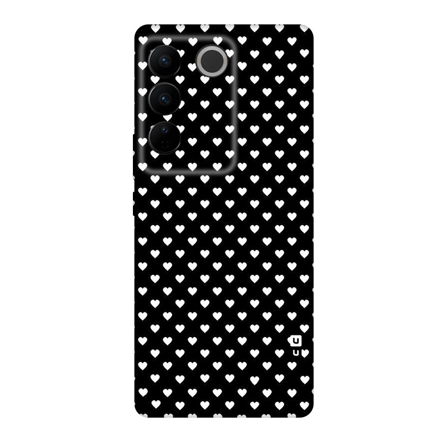 Classy Hearty Polka Original Polycarbonate Back Case for Vivo V27