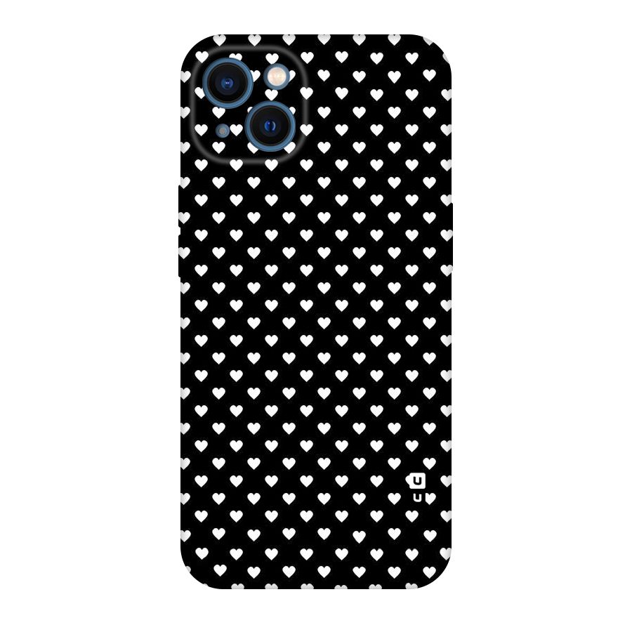 Classy Hearty Polka Original Polycarbonate Back Case for iPhone 13