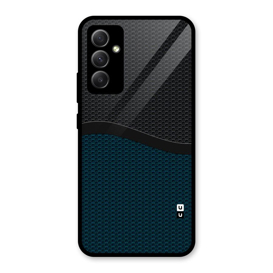 Classy Rugged Bicolor Glass Back Case for Galaxy A34