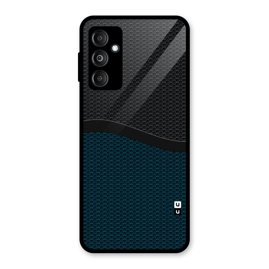 Classy Rugged Bicolor Glass Back Case for Galaxy M14 5G