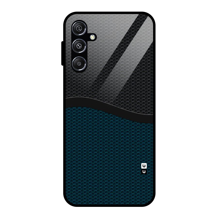 Classy Rugged Bicolor Glass Back Case for Galaxy M34 5G