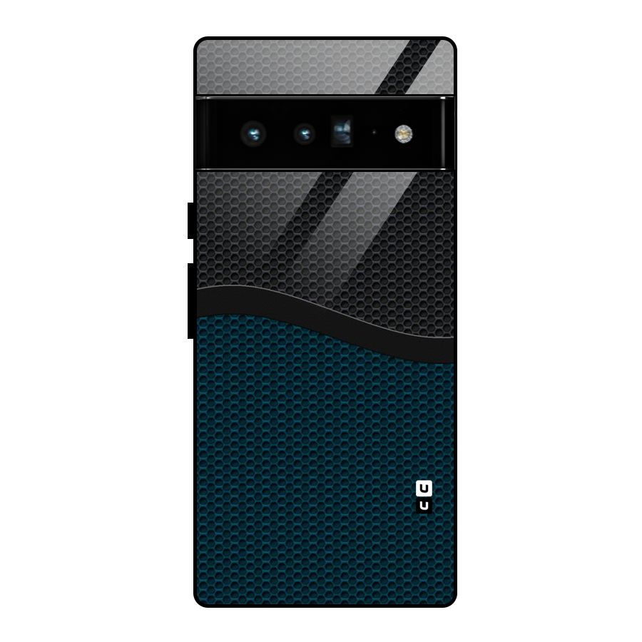 Classy Rugged Bicolor Glass Back Case for Google Pixel 6 Pro