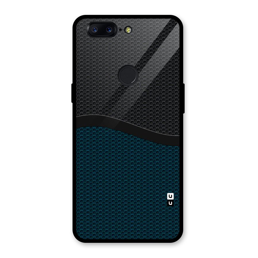 Classy Rugged Bicolor Glass Back Case for OnePlus 5T