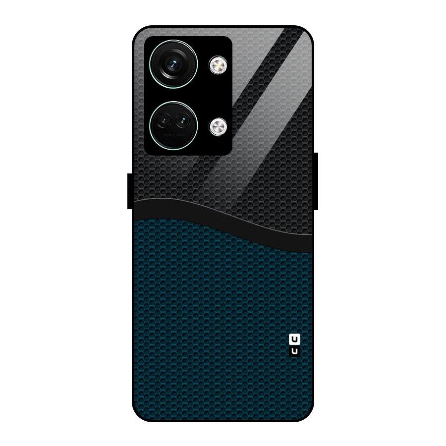 Classy Rugged Bicolor Glass Back Case for Oneplus Nord 3