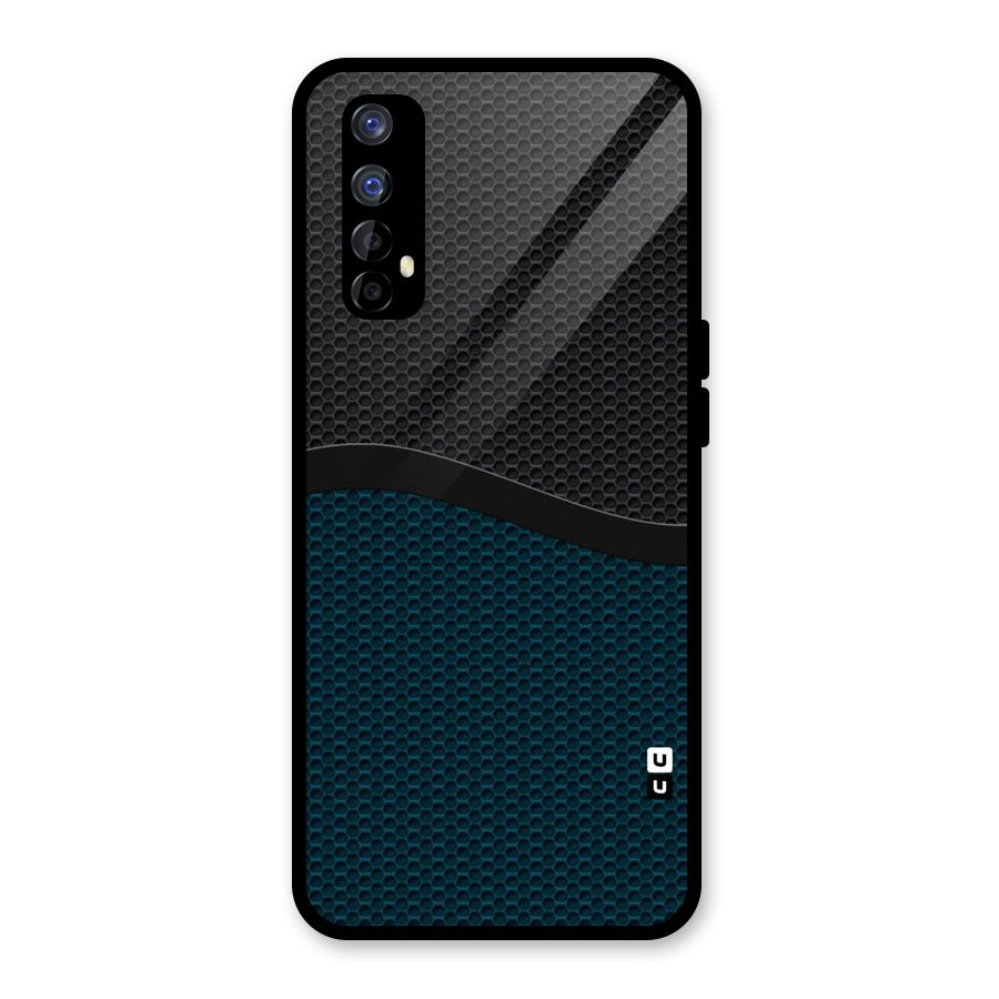 Classy Rugged Bicolor Glass Back Case for Realme Narzo 20 Pro
