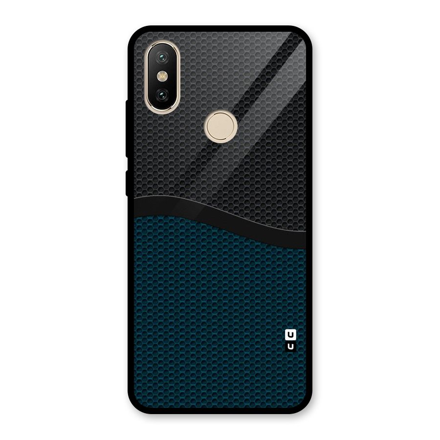 Classy Rugged Bicolor Glass Back Case for Redmi A2