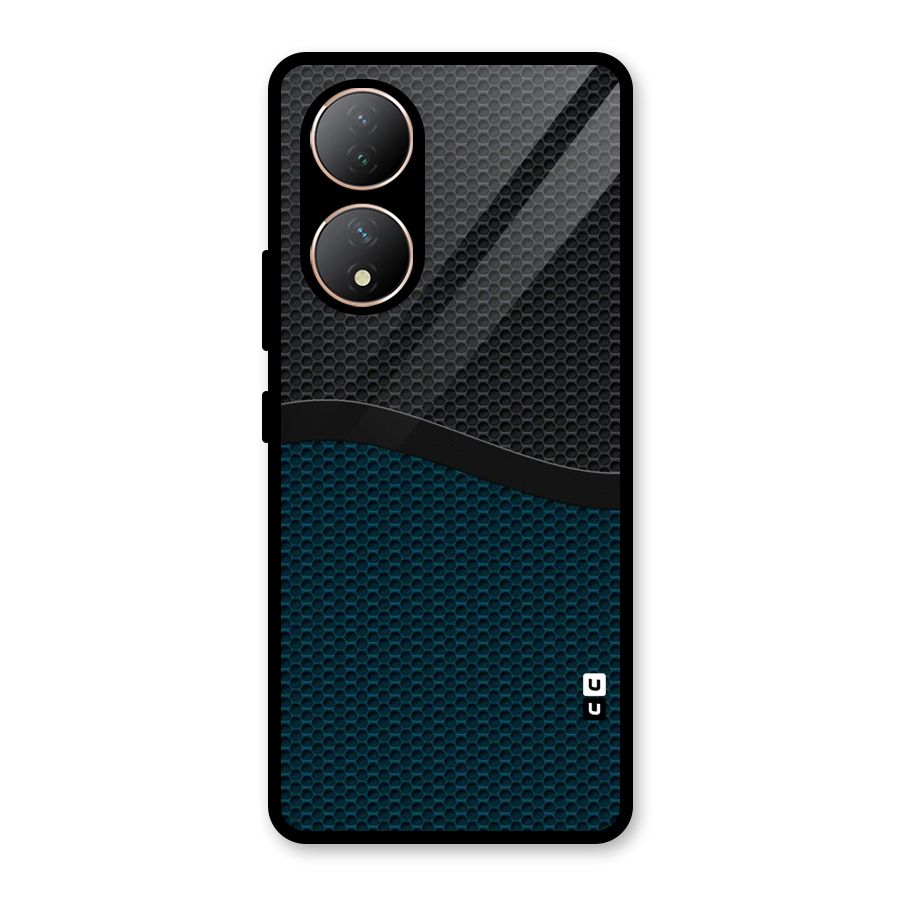 Classy Rugged Bicolor Glass Back Case for Vivo Y100A